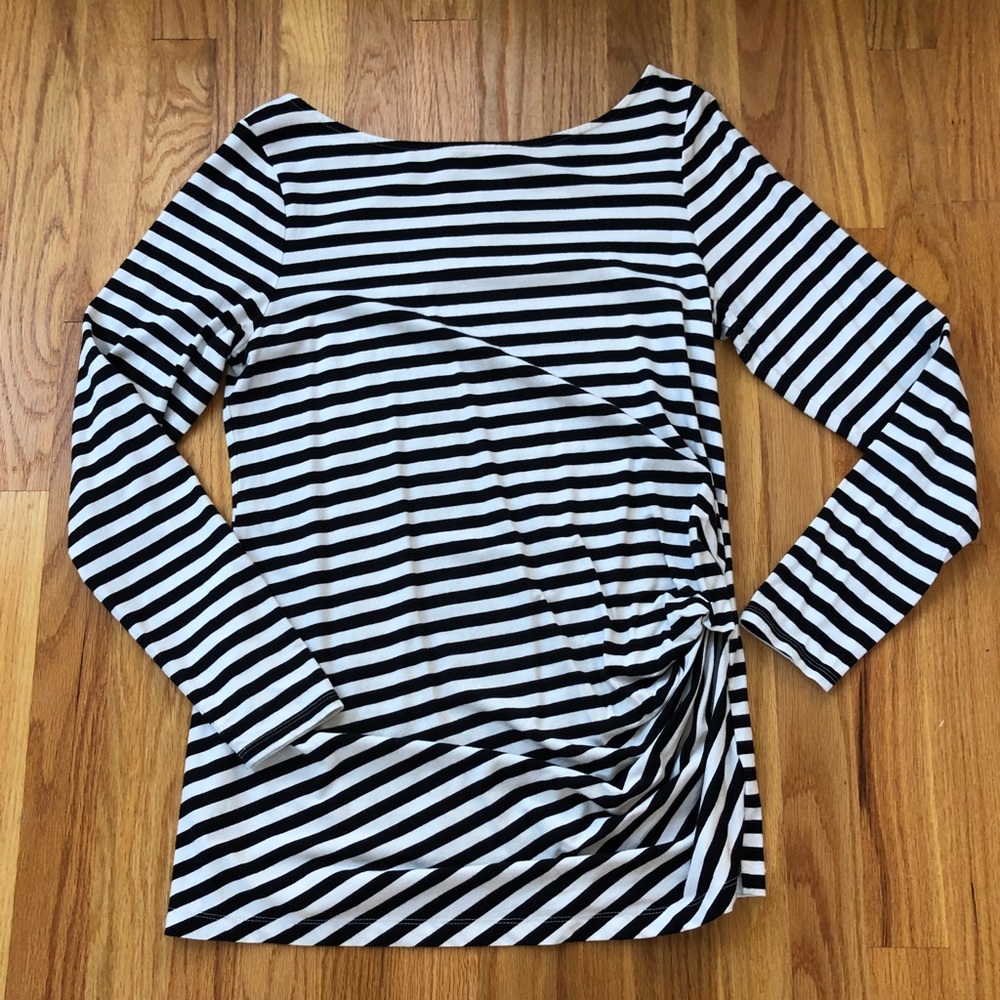 Pea in the Pod Maternity striped shirt